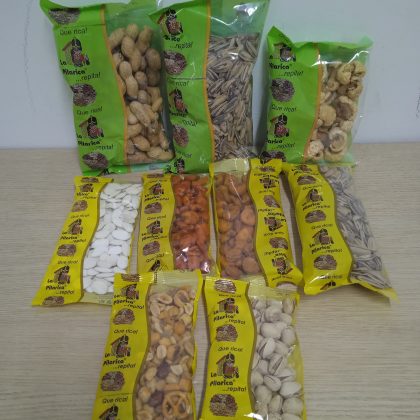 Frutos secos envasados